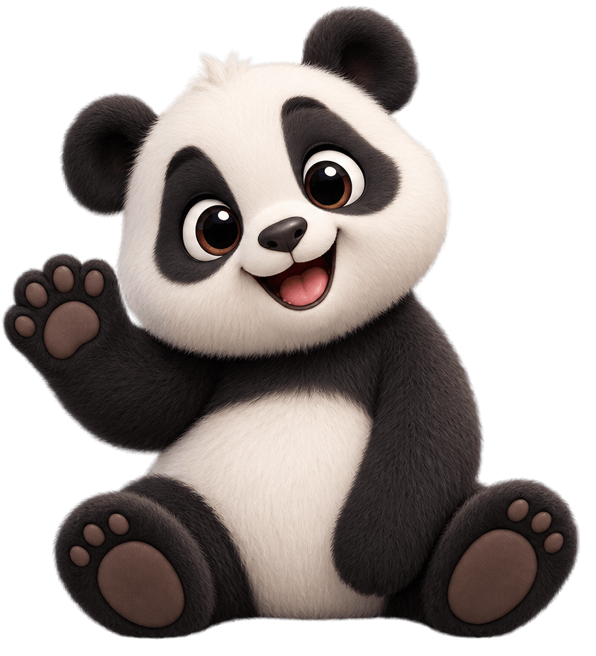 Талисман Panda Casino приветствует новых игроков